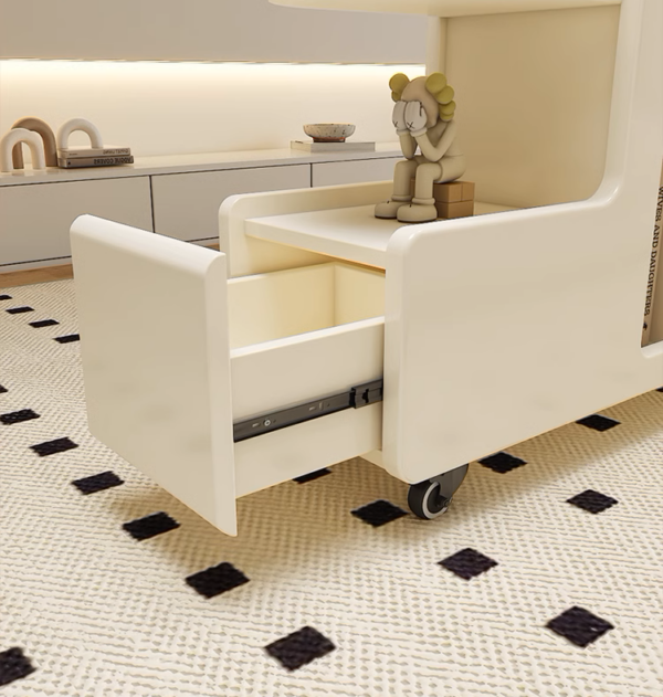 Swift Glide Mobile Coffee Table