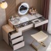 Eleganza Stone & Leather Vanity Ensemble