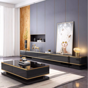 Visionnaire Noir TV unit set