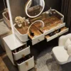Bianco Luxe Reflection Vanity Set