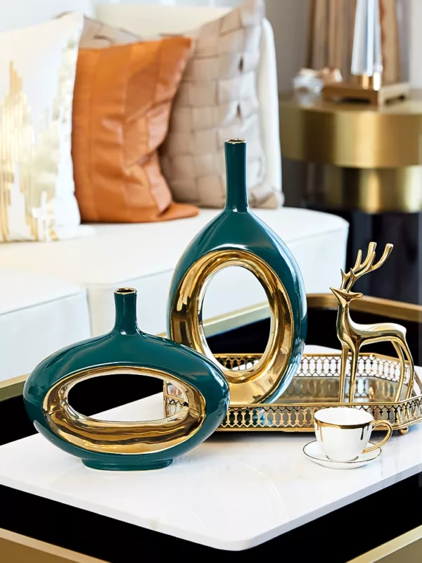 Silver Orbit Vase Collection