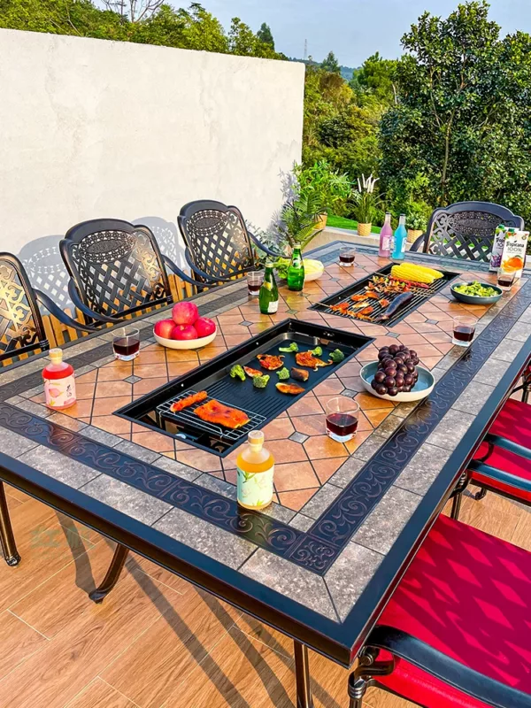 GrillMaster's Delight Outdoor Dining Suite