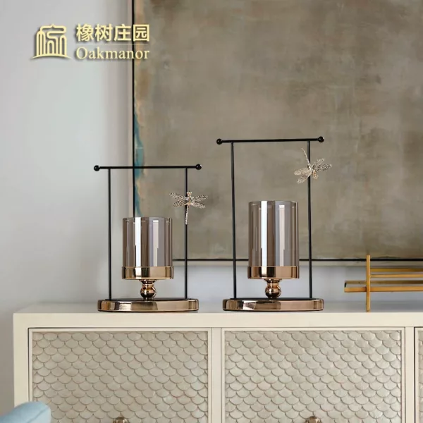 Luxe Spiral Elegance Candlesticks