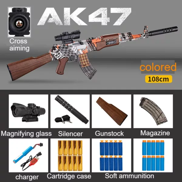 AK-47 Assault Rifle Toy Replica