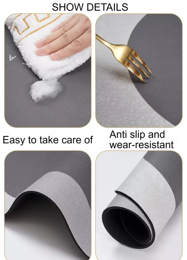 AquaSorb Diatomite Bath Mat