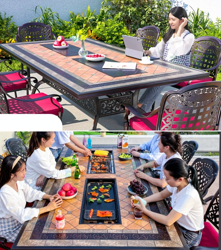 GrillMaster's Delight Outdoor Dining Suite