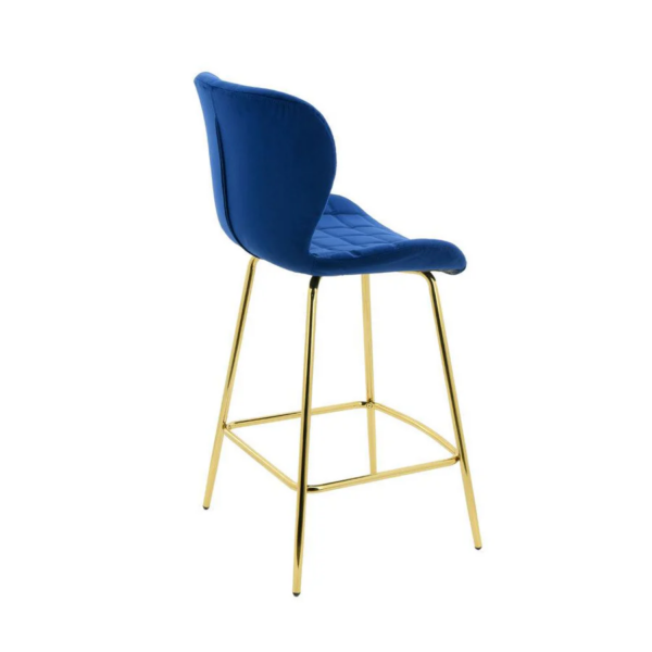 Azure Elegance Bar Chair
