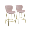 Blush Elegance Bar Chair