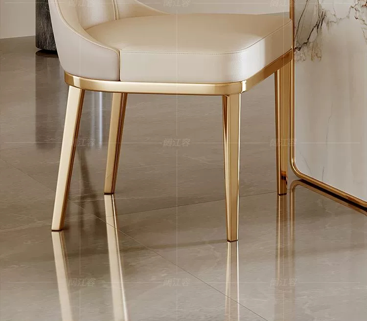 The Luxe Marble Dining Table Set