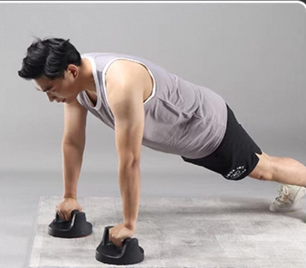 Rotating Push-Up Bars – Chest Muscle Training; Home Workout Tool for Men and Women