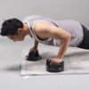 Rotating Push-Up Bars – Chest Muscle Training; Home Workout Tool for Men and Women