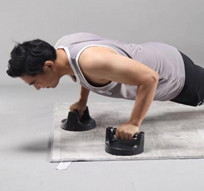 Rotating Push-Up Bars – Chest Muscle Training; Home Workout Tool for Men and Women
