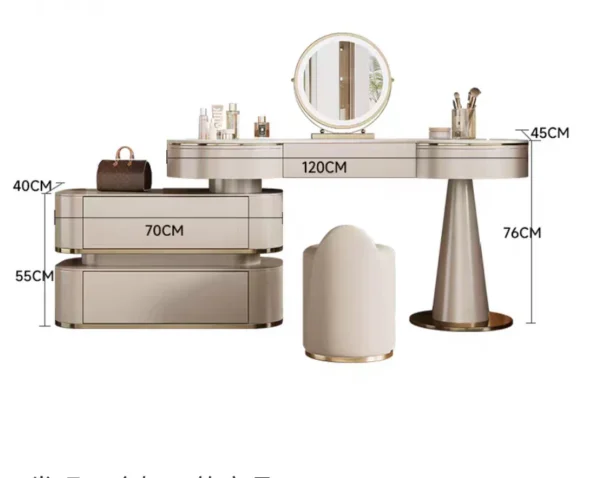 The Luxe Elegance Luxury LED Vanity Set